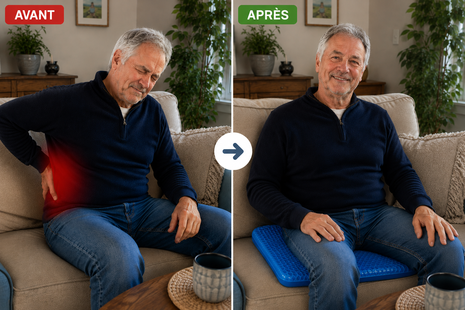 Coussin Gel Alvéolé Dorsalya®